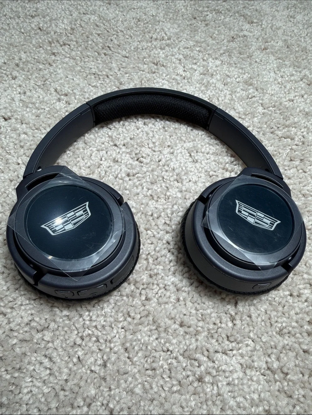 Cadillac Branded Wireless Over-Ear Headphones - Black